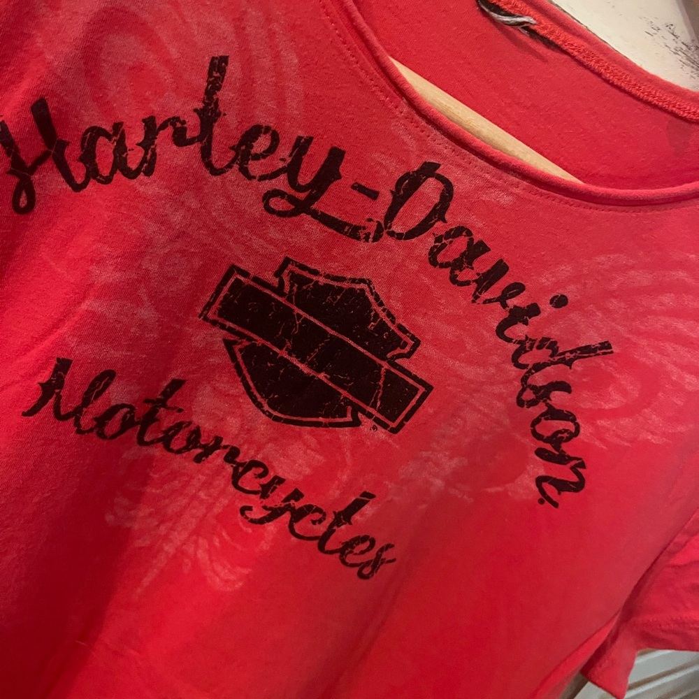 Harley-Davidson Red Short Sleeve Tee